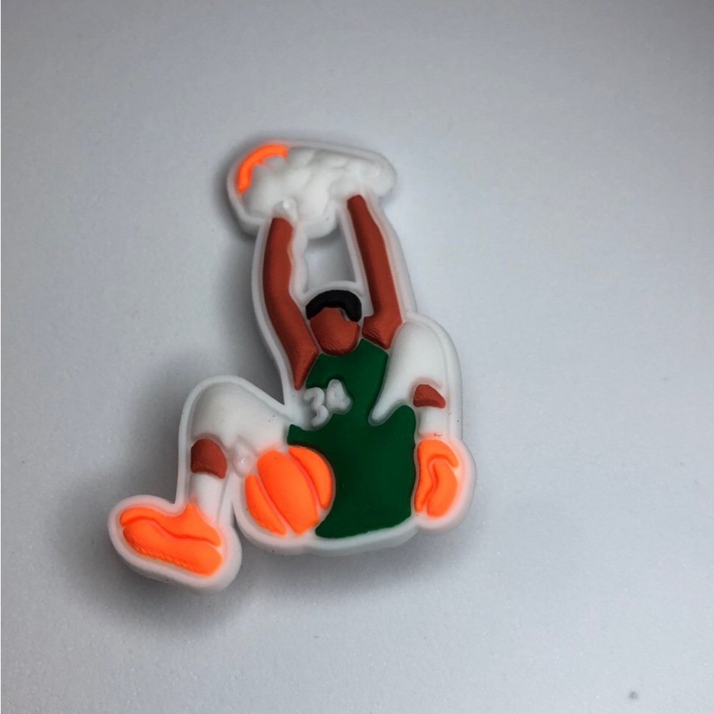 10/$13 Basketball player shoe charm/jibbitz